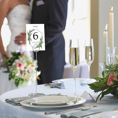 Table Number Holders 10Pcs - 8.75 inch Place Card Holder Stands for Wedding Party Graduation Reception Decorations