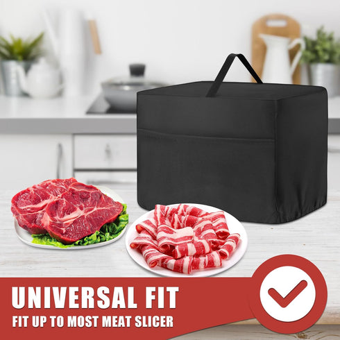 Meat Slicer Cover(Cover Only), Dust-proof Meat Slicer Machine for Home compatible with BESWOOD 250 Meat Slicer,compatible with VEVOR Commercial Meat Slicer