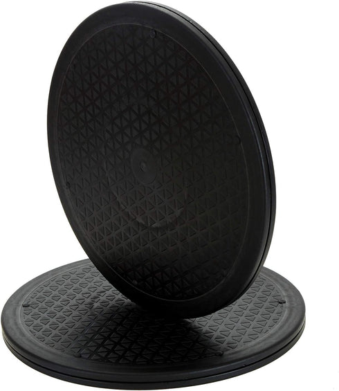 Lawei 2 Pack Heavy Duty 12 inch Rotating Swivel Stand with Steel Ball Bearings - Lazy Susan Turntable for Monitors,