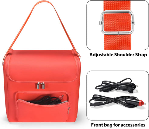 Case for Mini Fridge - Portable Car Refrigerator/Makeup Fridge - Protective Case for Bedroom, Office, Road Trips