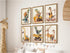 Youillne 8x10 Inch Set 6 Dinosaur Nursery Wall Art Boys Room Canvas Wall Decor Construction Toddler Poster Kids Dino