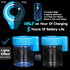 Magnifying Jar with Light, Light-Up LED Transparent Glass Air Tight Storage Jar