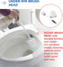 16 5 5.5 Clorox Under-Rim Toilet Bowl Brush with Corner Storage Caddy, x x