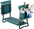 2 1 Set HomGarden Upgraded Folding Garden Kneeler Seat Bench Stool w/Thicken & Widen Soft Kneeling Pad, Portable Heavy