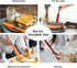 Darlingao 4 Set, Spreading(4 Pcs Silicone Jar Spatula Long Handle Heat Resistant Skinny Spatulas for Jars & Bottles