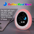 BUTTING Kids Alarm Clock, Toddler Sleep Training Clock with Sun & Moon, Sound Machine, Night Light, Ok to Wake Alarm