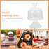 Glass Cake Plate with Dome, Small Cake Display Server Tray for Kitchen, Birthday Party, Wedding