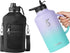 Trebo 64oz Insulated Water Bottle with Straw Lids - Half Gallon Double Wall Stainless Steel Jug