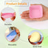 24 pcs Silicone Cupcake Baking Cups Dulinkas Reusable Cupcake Liners Non-Stick Baking Muffin Liners Mold Pastry Cake Molds 3 Shapes Multicolor for Lunch Box Dividers by Dulinkas