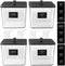 Hudgan 4 Pack Laundry Detergent Container Large Laundry Pods jars with lids
