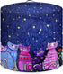 Starry Night Cats Pattern Pressure Cooker Cover for 8 qt Instant Pot, Kitchen Appliance Dust Cover with Pockets for Rice Cooker Air Fryer Slow Cooker
