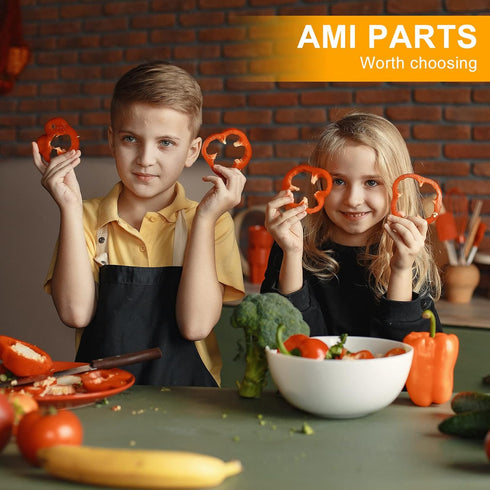 AMI PARTS 8273103 Gas Range Stove Knobs, Fit for Whirlpool, 4-Pack, Black
