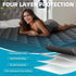 Waterproof King Mattress Protector - Noiseless King Size Mattress Pad with Deep Pocket for 8-21 inches, Soft &