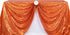 ShinyBeauty 60x102-Inch Orange Sequin Rectangular Tablecloth for Party Cake Dessert Table
