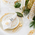 Silver Napkin Ring Set of 12 - Metal Holders for Cloth Napkins, Wedding Thanksgiving Party Decor