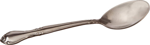 Winco 12-Piece Elegance Teaspoon Set, Silver 18-0 Stainless Steel