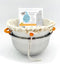 Greek Yogurt Strainer Set: Stainless Steel Colander & Bowl with Organic Cotton