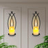 Set 2, SNAIL GARDEN Wall Candle Sconces Holder of Flame-Like Wall Decor Sconces Decorative Wall Sconces for Candles