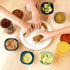 12 Pack Mini Square Dinnerware Bowls, 4.5 OZ Unbreakable Wheat Straw Dipping Bowls for Kids, Multicolor