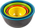 Prepara Two-Tone Melamine Pinch Bowl Set - Set of 5, Multi