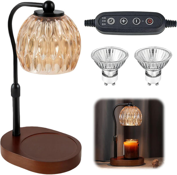 SunnySam Candle Warmer Lamp with Timer & Dimmer, Wax Melt Warmer for Jar