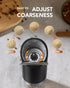 Set Operated(4 Set Sangcon Gravity Electric Salt and Pepper Grinder with Dust Cover, Battery AAA), Large Capacity