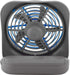 Treva 5 Inch Battery Powered Fan - Portable Desk Fan with Compact Folding & Tilt Design, Dark Blue