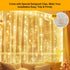 8 (10FTx10FT) Fairy Curtain Lights Upgraded Tangle-Free Warm White USB Plug in Modes String Hanging Lights with Remote