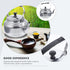 ULTECHNOVO Tea Kettle, Stainless Steel Teapot for All Stovetops with Ergonomic Handle