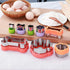 Dog Cookie Cutter Set - Stainless Steel Dog Bone and Paw Print Molds for Homemade Treats, Suitable for Cakes and Cookies