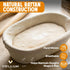 12.25 6 3.5 Banneton Bread Proofing Basket Handwoven Rattan Banneton for Artisan Sourdough, Includes Linen Liner, Ideal