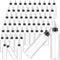 Irenare 30 Pcs 4 oz Plastic Squeeze Bottles, Bulk Boston Dispensing Bottles with 20/410 Twist Top Cap