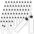 Irenare 30 Pcs 4 oz Plastic Squeeze Bottles, Bulk Boston Dispensing Bottles with 20/410 Twist Top Cap
