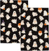 Halloween Kitchen Towels 16x24 Inch Black Cute Ghost Pumpkin Fall Decor Dish