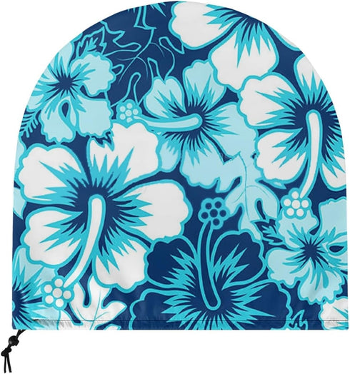Hawaiian Print Drum Fan Cover, Dust Cover for 18-20" Fan, Waterproof & Dustproof Heavy Duty Polyester for Indoor/Outdoor