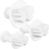 Southern Homewares Butterfly Fondant Molds Set - 3 Sizes Fondant Cutters for Cake Decorating