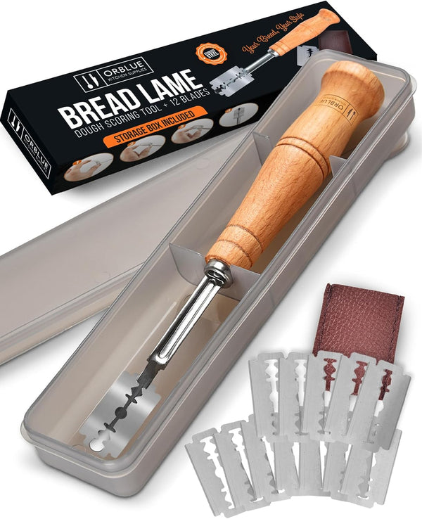 Orblue Bread Lame, Bread Scoring Knife, Bread Lame Dough Scoring Tool for