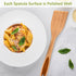12" Bamboo Spatula Turner, Solid Kitchen Utensil for Baking, Flipping, Serving, and Scraping