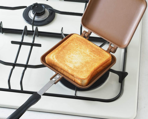 Yoshikawa SJ2629 Hot Sand Maker for Gas Fire, Single Fluorine Processed, Total Width 5.9 x Length 13.8 x Height 1.3