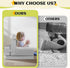 Cozy Kids Sofa Bed with Removable Washable Cover & Magic-Tape Backrest Foldable Toddler Chair Kid Couch, Crystal Velvet