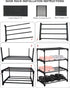 4-Tier Closet LNYZQUS Upgrade Small Shoe Rack, Metal Stackable Kids Shoe Shelf Storage Shoe Stand Organizer