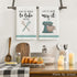 Artoid Mode Coffee Kitchen Ware Quote Funny Kitchen Towels and Dish Towels, 18 x 26 Inch Housewarming Daily Ultra Absorbent Drying Cloth Hand Towels and Tea Towels for Cooking Baking Set of 4