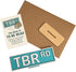 TBR Dead But Well Read Sign Funny Bookish Decor for Bookshelf, Library, or Reading Nook Book Shelf Decorative Gift