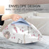 AUUXVA Girl Satin Pillowcase - Queen Size Ballet Ballerina Pillow Sham with Envelope Closure for Kids