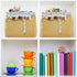 15x11x9.5inch, 2 Pack Ice Cream Cone Storage Bin - Large Canvas Bin
