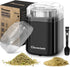 Herb Grinder Spice Grinder, 200w Electric Grinder with Stainless Steel Blade and Cleaning Brush, Compact Size for Herbs