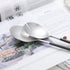 Salad Servers Spoon and Fork Set, 11.41 inch, 18/10 Stainless Steel with Titanium Plating (Black Silver)