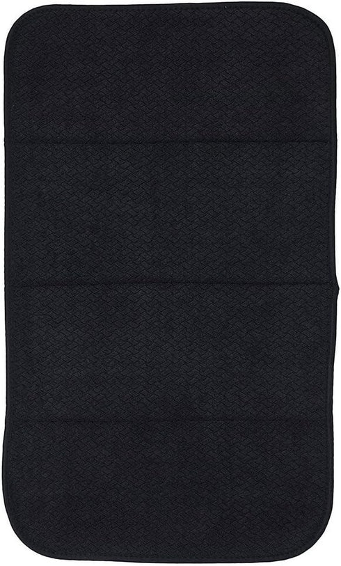All-Clad Premium Reversible Dish Drying Mat, 16" x 28", Ultra-Absorbent, Black, 1 Pack