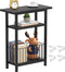Heybly Small Narrow Side Table for Small Space, Thin Bedside Table with