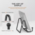 TR-LIFE 3 Inch Plate Stands for Display - 2 Pack Metal Frame Holder Stand for Picture, Decorative Plate, Book, Photo